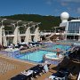 View of pool deck 12 from deck 14