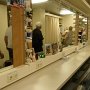 where the performers put on their make-up