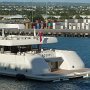 Eclipse Yacht owned by Russian billionaire Roman Abramovich (Largest private Yacht) leaving port
