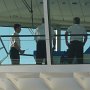 the Officers guiding the ship into port