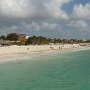 the beach at Playa Del Carmen - I found it had lots of seaweed
