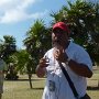 our guide giving us the history