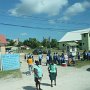 the kids all wear uniforms and are different colours for each school, so if they are found skipping school, they know where to escort them back and they get a wipping, boys on the rear and girls on the hands, our guide said it worked for her.