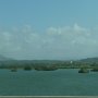 a river, we are going over a bridge