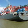 each ship that crosses the canal must have a tugboat following them in case the ship has engine troubles then the tug boat would push them out of the canal