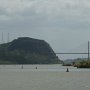 we are starting to see the Centennial Bridge and the Continental divide coming up (this is a zoomed photo)
