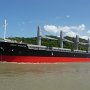 another container ship empty