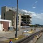 we can see in a distance the observation deck
