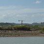 Where you see the cranes is where they are digging for the new lock