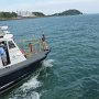 pilot boat picking up our pilot