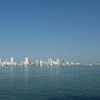 Arriving at Cartagena, Columbia - these are the condos in the newer part