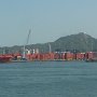 arriving at the port