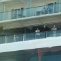 Norman watching the action he says there were about 60 plus buses waiting for tours