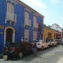 see the cobblestone streets and sidewalks