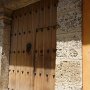 beautiful door, that opens to let people in or the big door to let cars in<br />