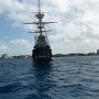 this is a pirate ship that I am sure they use for tours