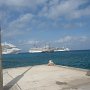 here is a view of all the ship that are tendering to Georgetown