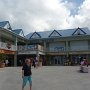 this is where the tenders let us off, all the stores all around