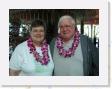 DSCN3492 * Suzanne and Norman wearing the leis they made * 2288 x 1712 * (815KB)